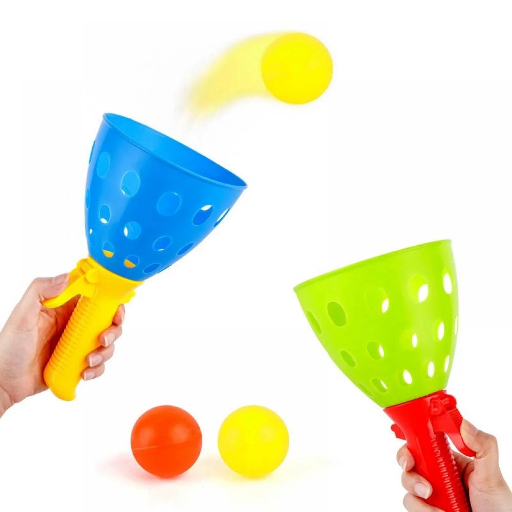 Baby Catch Ball Games with 2 Launcher Baskets and 4 Balls G33564