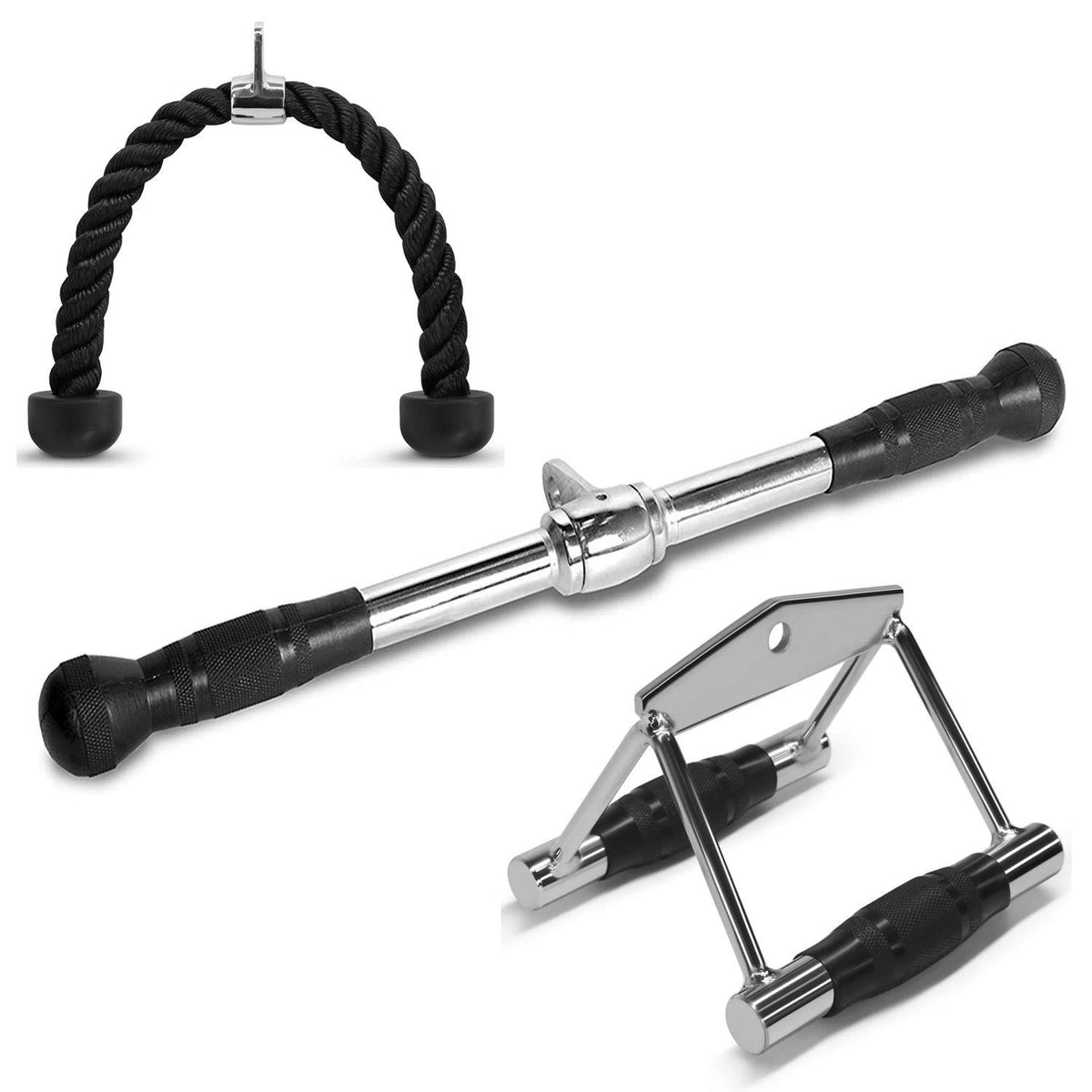 Double Row Handle Cable Attachment for Home Gym Exercise O9546