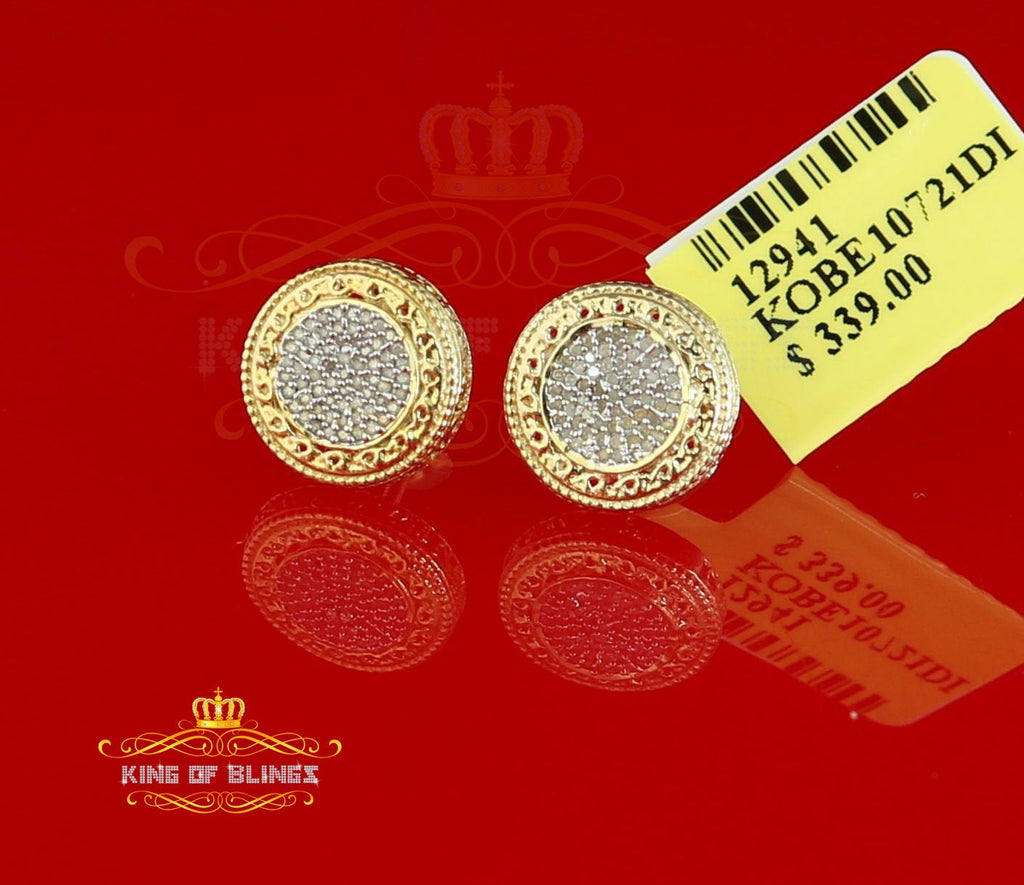 925 Sterling Silver Diamond Stud Earrings U103