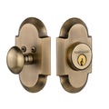 Antique Brass Single Cylinder Deadbolt H1621