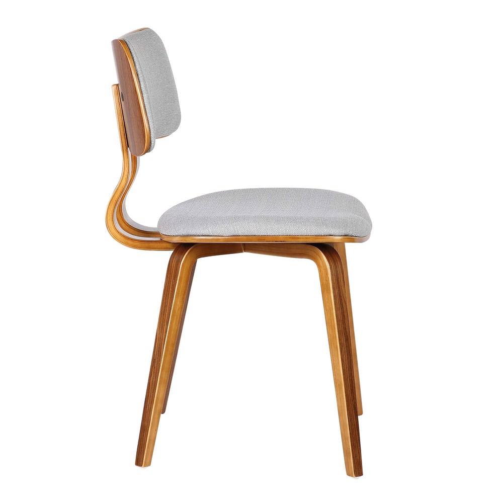Green Mid-Century Walnut Chair E2640