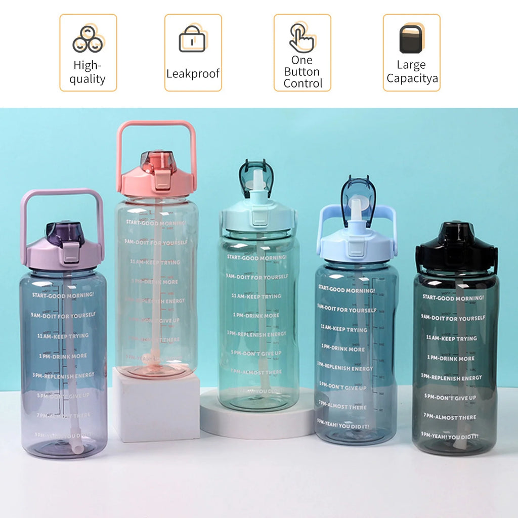 2L Bottle with Handle Reusable Leakproof Jug P73457
