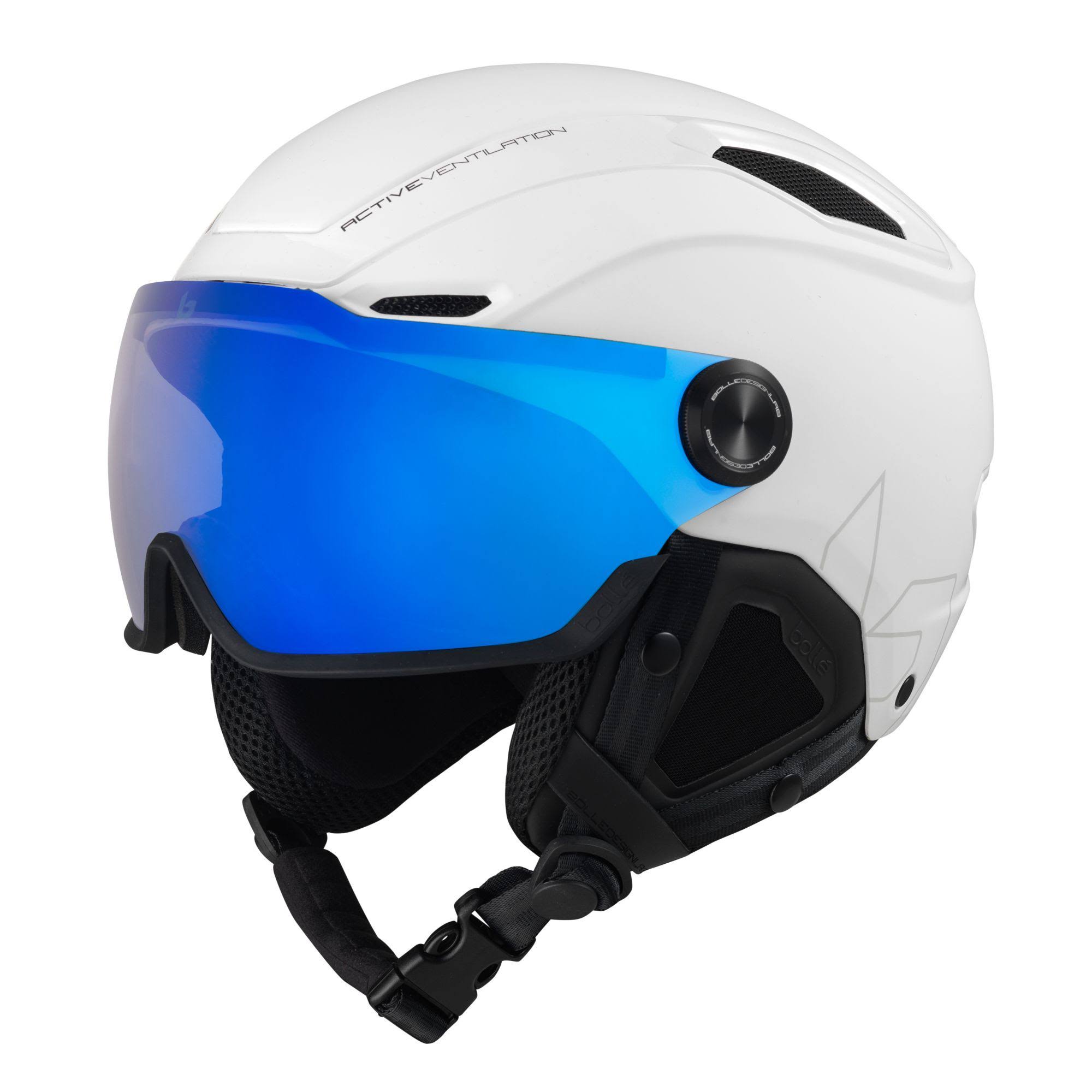 White Matte Photochromic Snow Helmet I444585