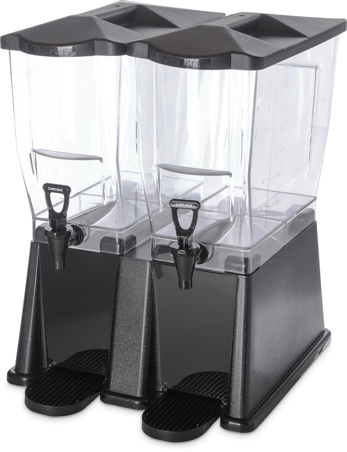 Twin Beverage Dispenser, 6 gal. Capacity, Black X284481