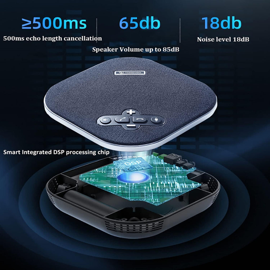 Bluetooth Speakerphone Conference Microphone with Daisy Chain Wireless Speakers Z368