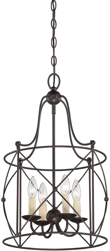 English Bronze 4-Light Foyer Q49997
