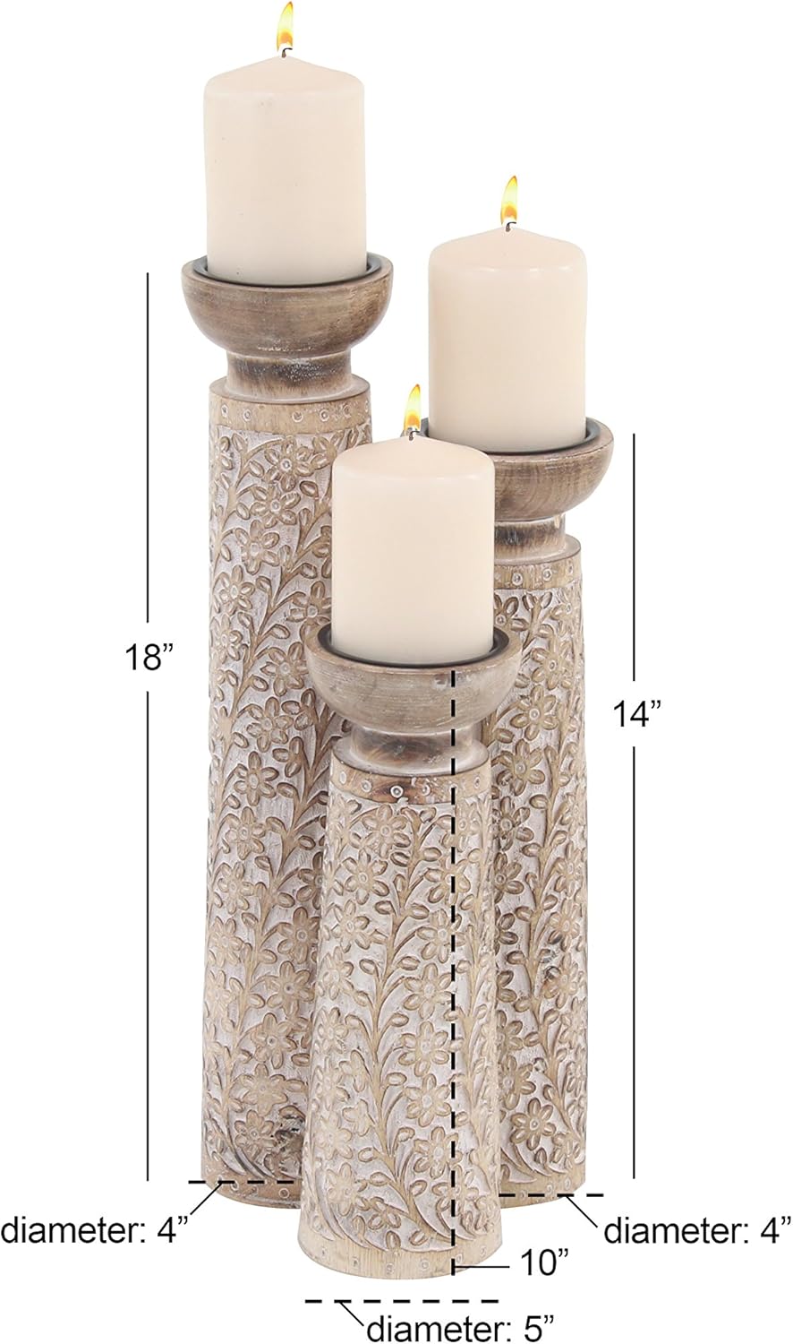 Brown Candle Holder M38582