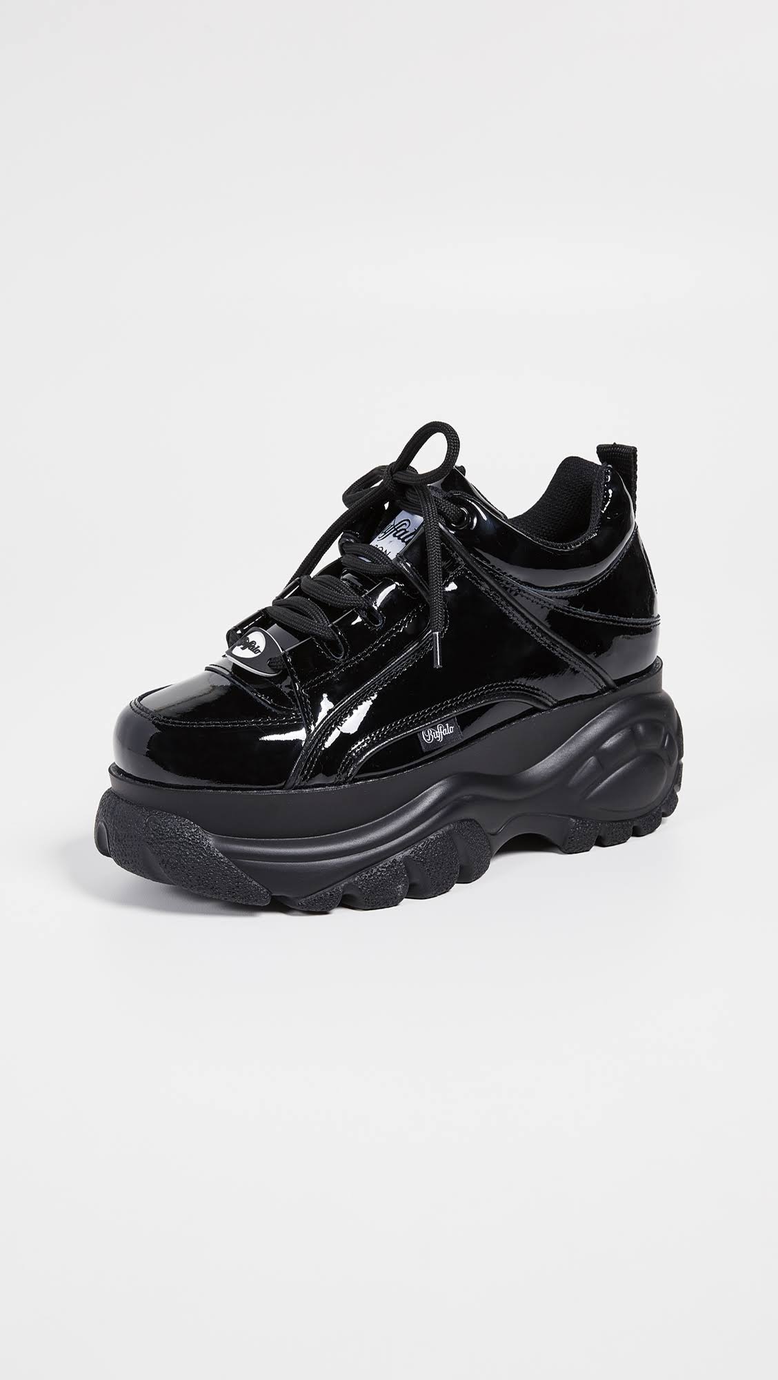 Black Patent Buffalo Shoes Y2331