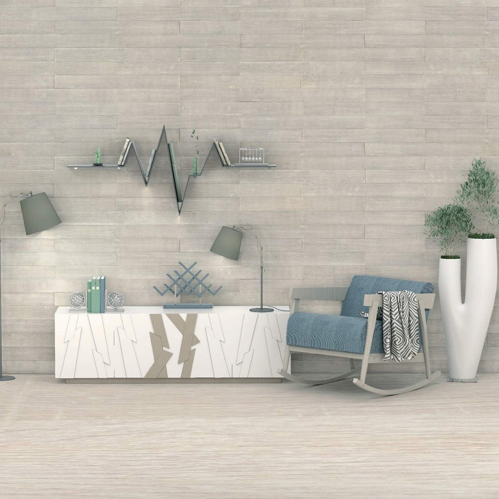 Rustic Grey Real Distressed Wood Wall Plank 12 Pieces 19.50 SF S993