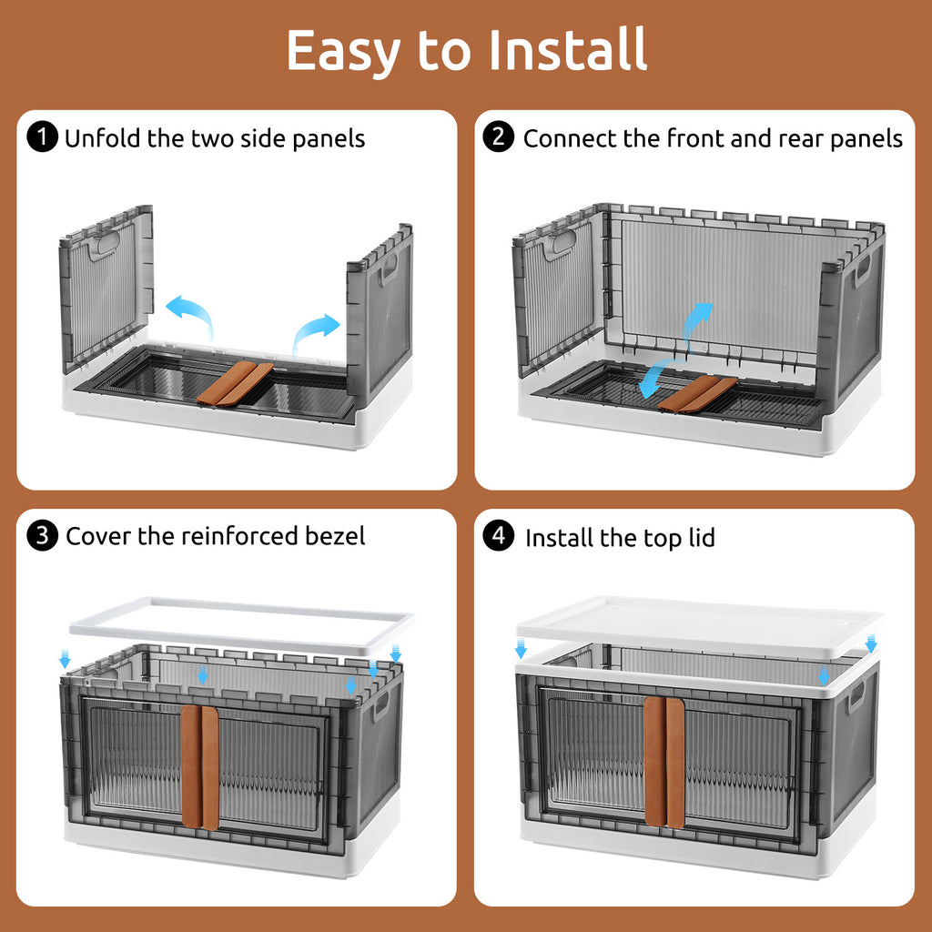 3 Pack 19 Gal Stackable Storage Bins D49968