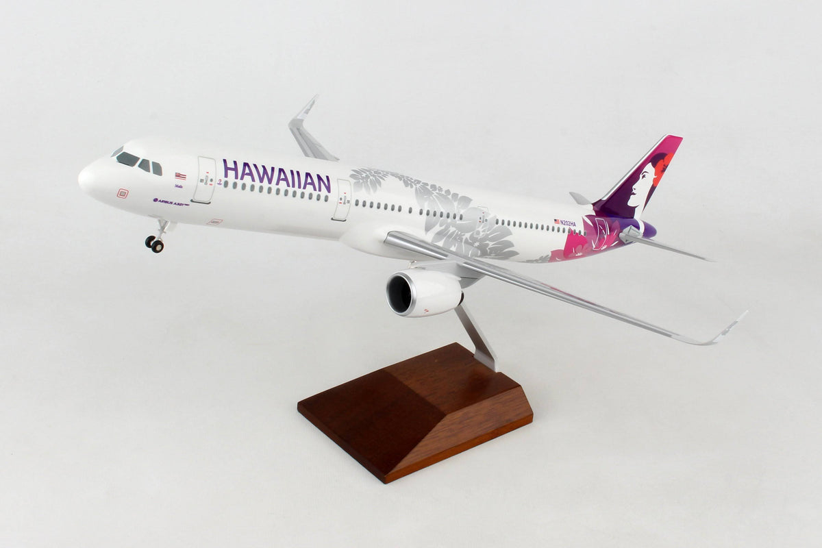 Hawaiian A321neo 1/100 with Wood Stand I692