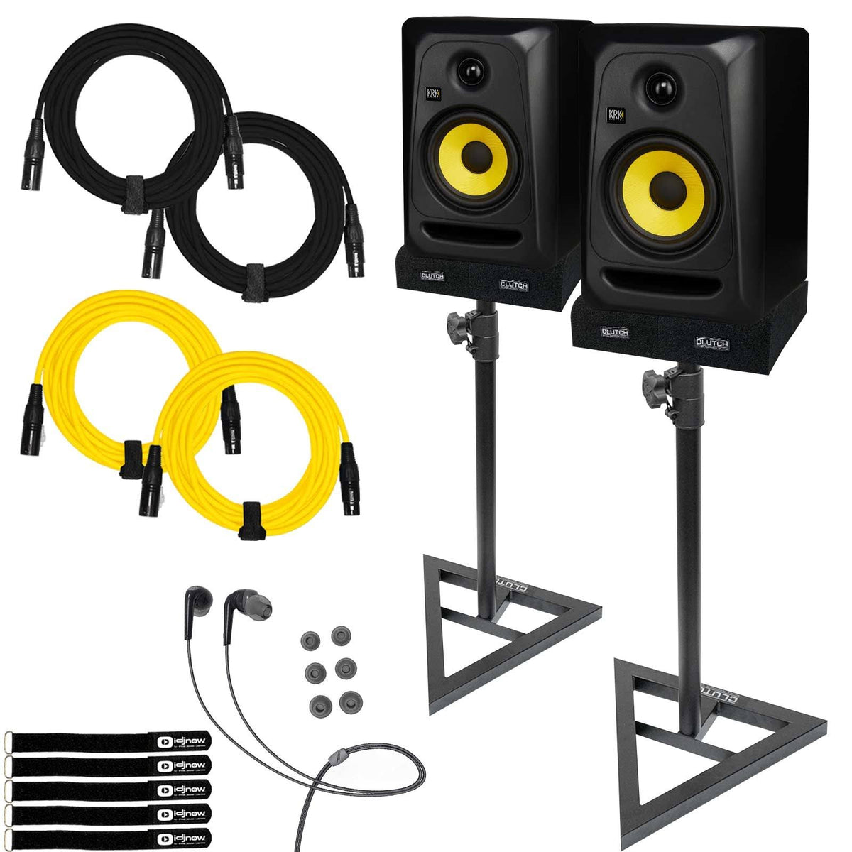 2x Classic Monitors with Mee Audio EA H80497