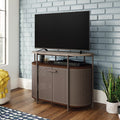 Mid-Century Modern TV Stand, Umber Wood Finish V413