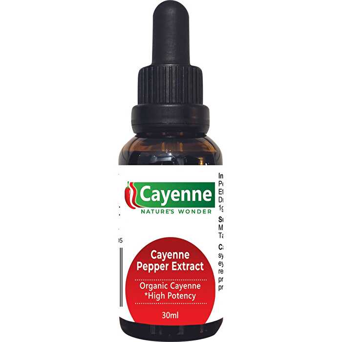 Cayenne Pepper Extract with dropper 30ml B9051