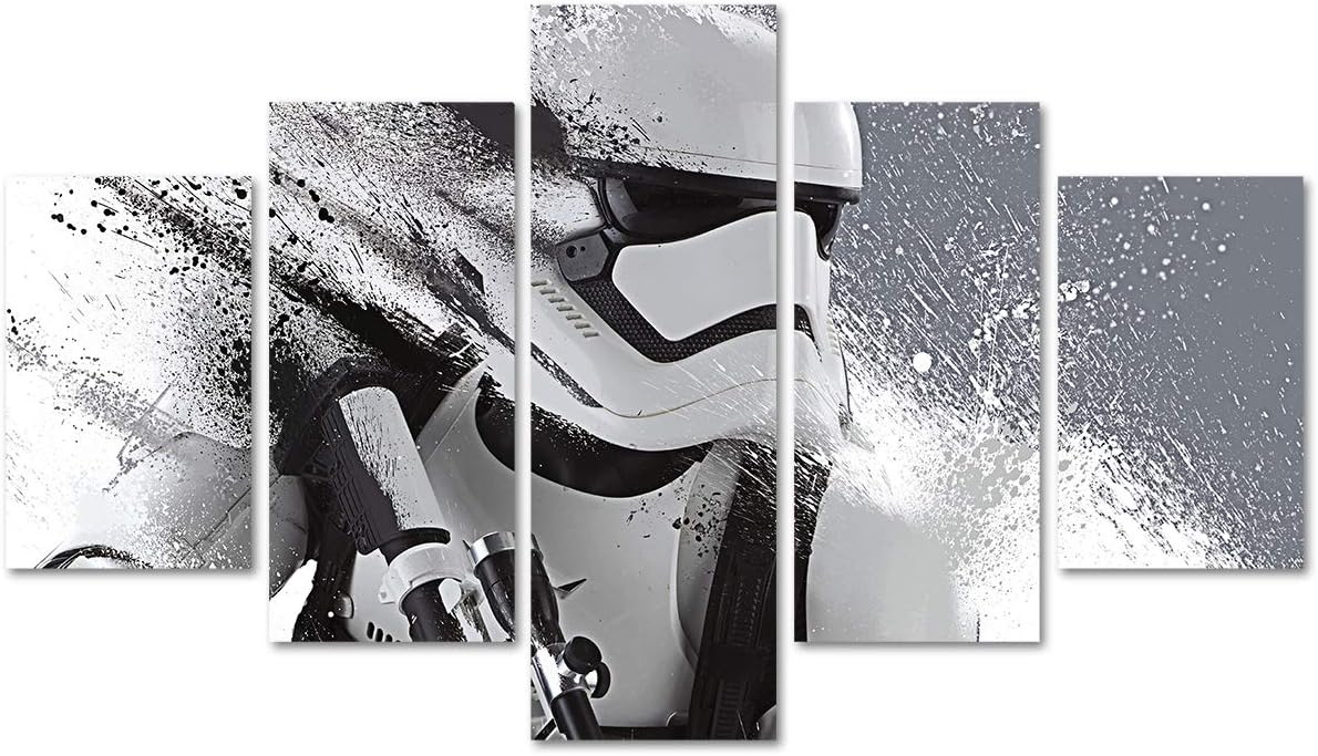 Star the Wars Wall Decor Canvas Art 5 Piece Movie Poster Painting Unframed Pack of 2 R807