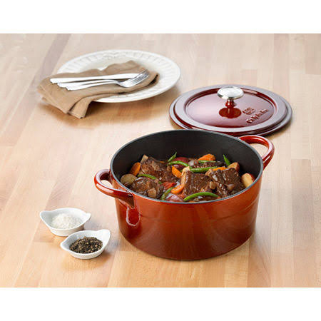 Blue Enameled Cast Iron Dutch Oven M318