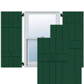 Real Wood Pine Board-n-Batten Shutters U840499