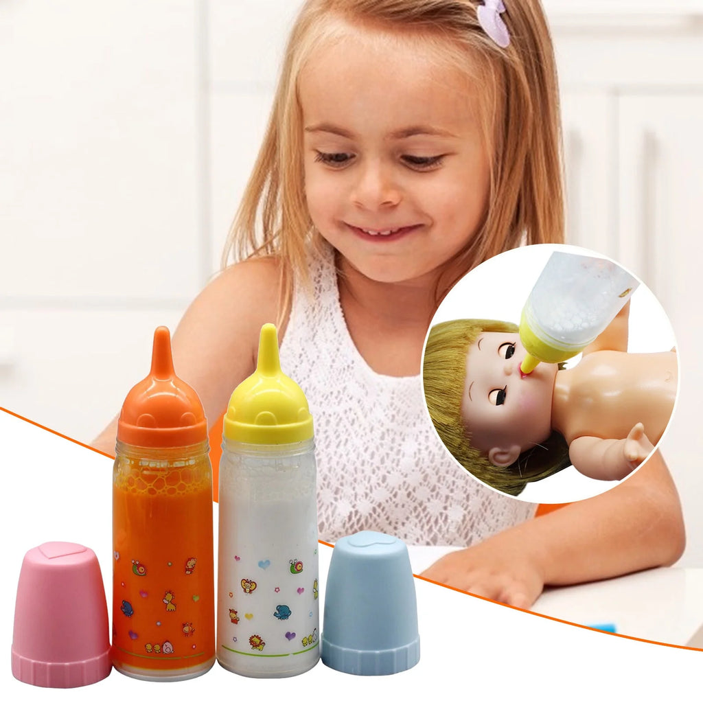 Magic Juice And Milk Bottle Set Baby Dolls Accessories 100ml U8774