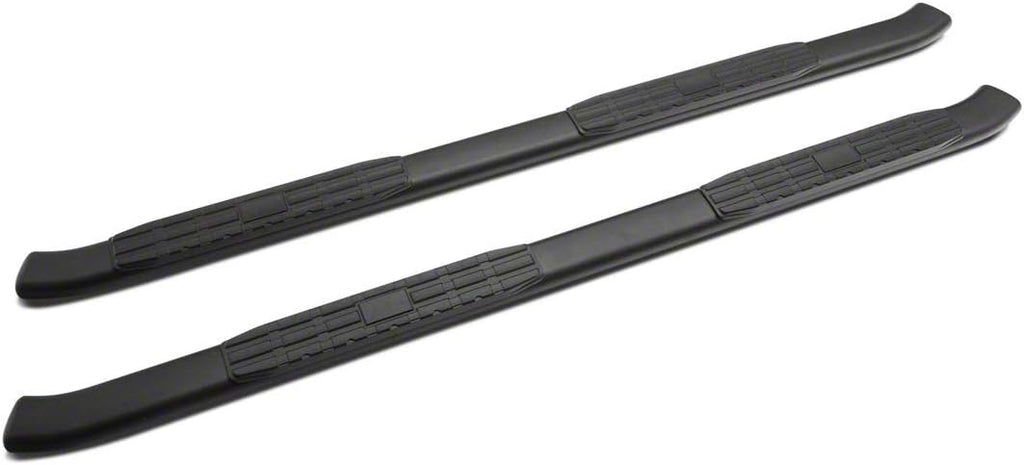 Black Oval Bent End Side Step Bars S5037