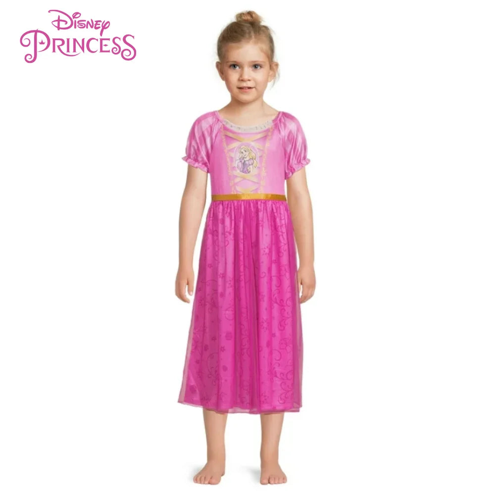 Pink Short Sleeve Girls Nightgown Sleepwear L822