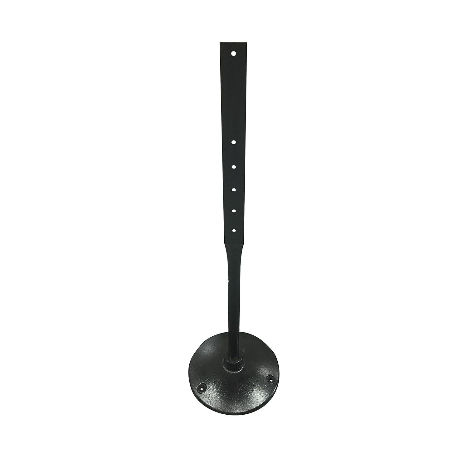 Cast Iron Sign Base Stand With Post And Bolts & Nuts Black Y143108