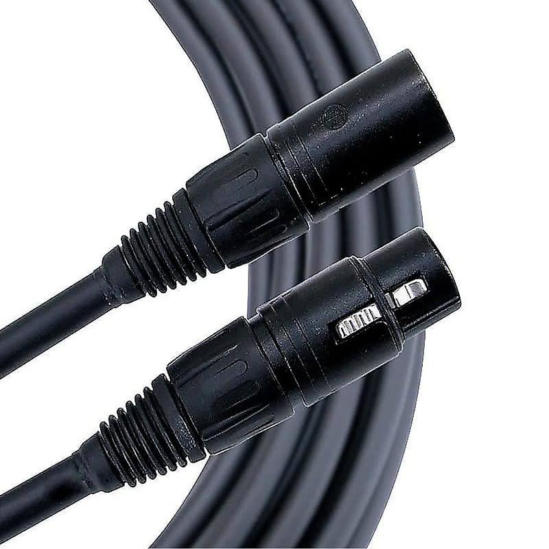 Black 12 ft 3 Pin XLR Microphone Cable V4543