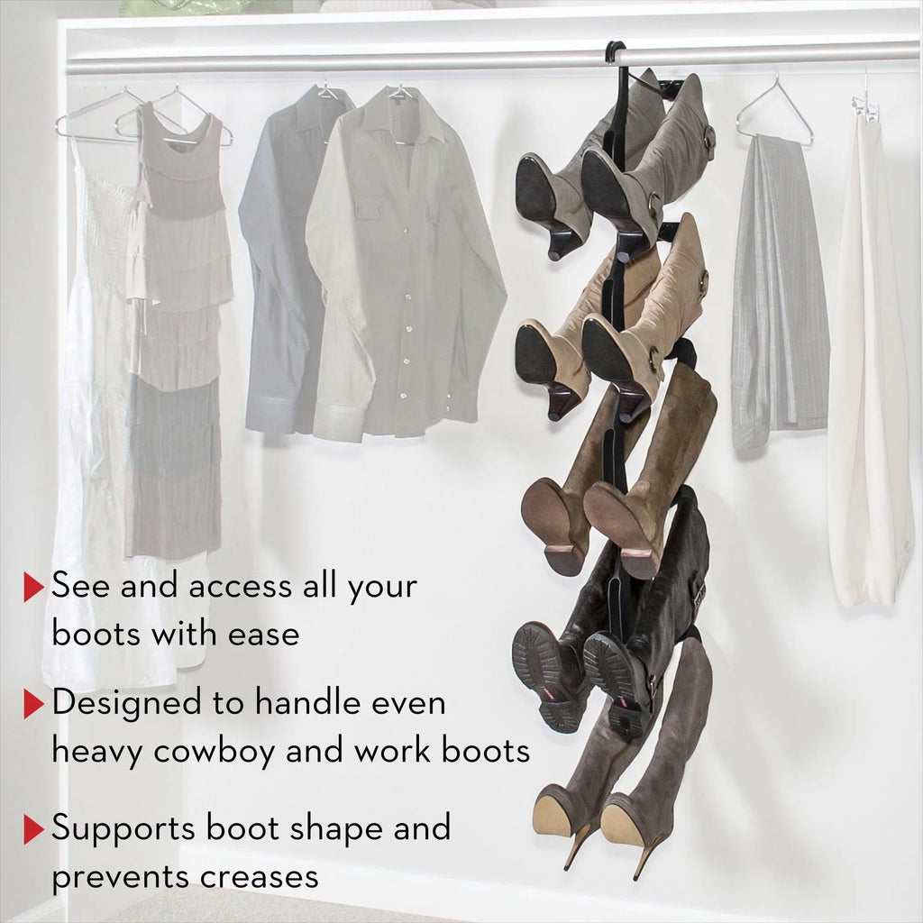 5-Pair Hanging Boot Storage Rack S21554