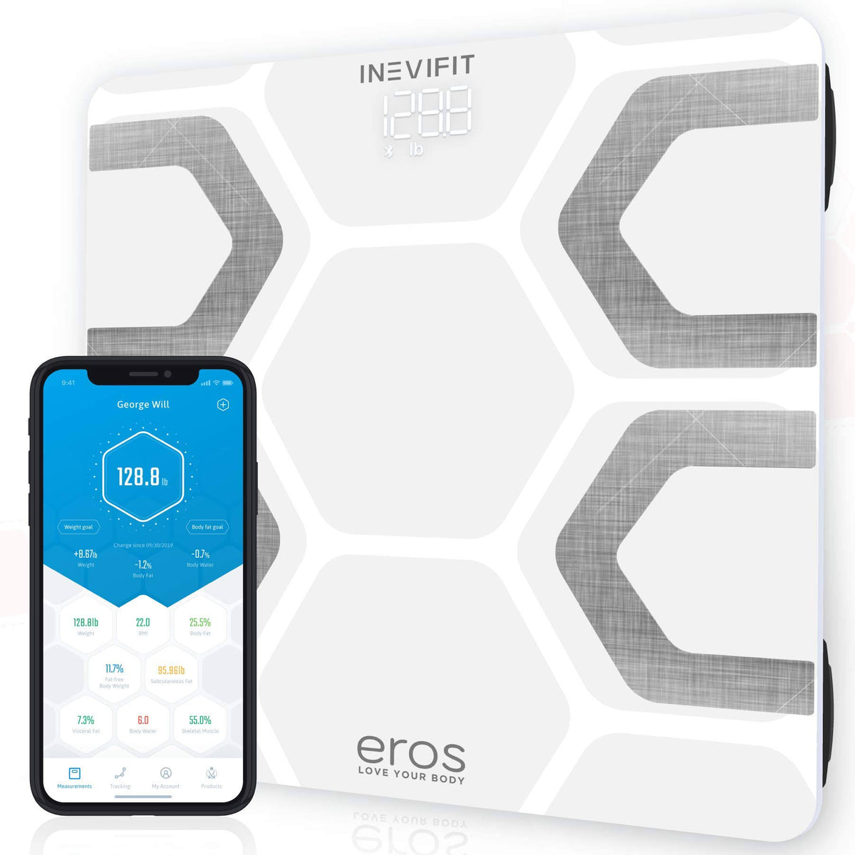 Bluetooth Smart Body Fat Scale B451