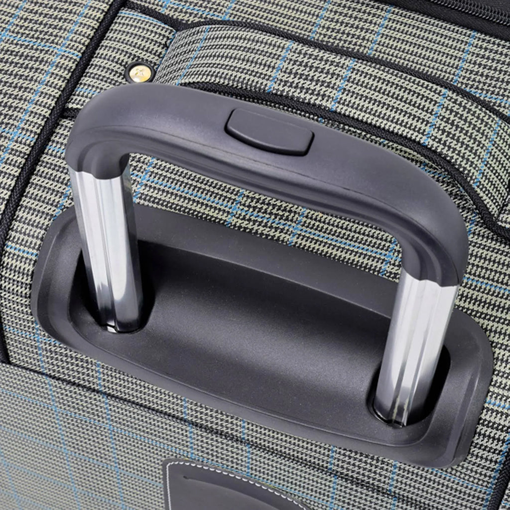 Grey Sapphire Plaid Expandable Spinner T345669