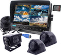 9 inch Quad Split Screen Backup Camera Monitor Kit J107