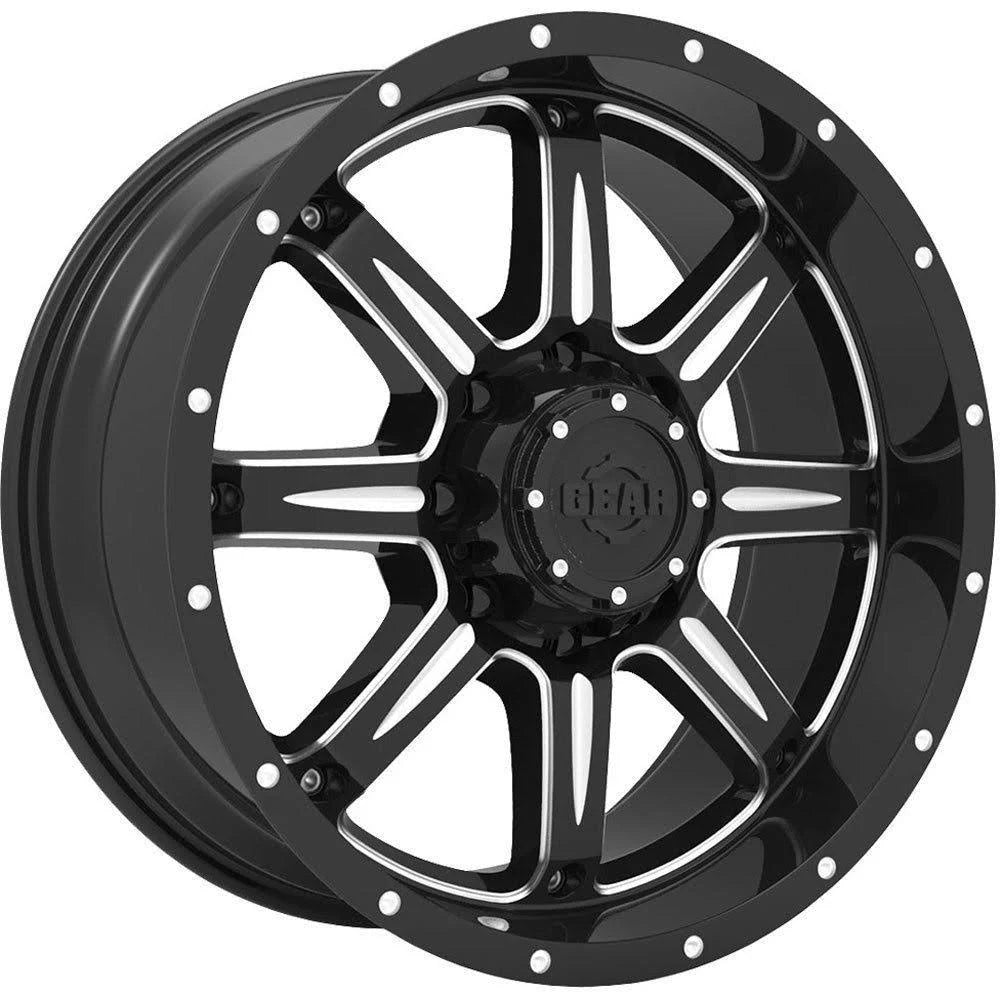 Black 20x12 Wheel T140