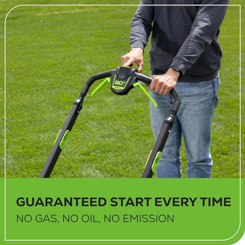 80V 25" Brushless Cordless Self-Propelled Dual Blade Lawn Mower G8163
