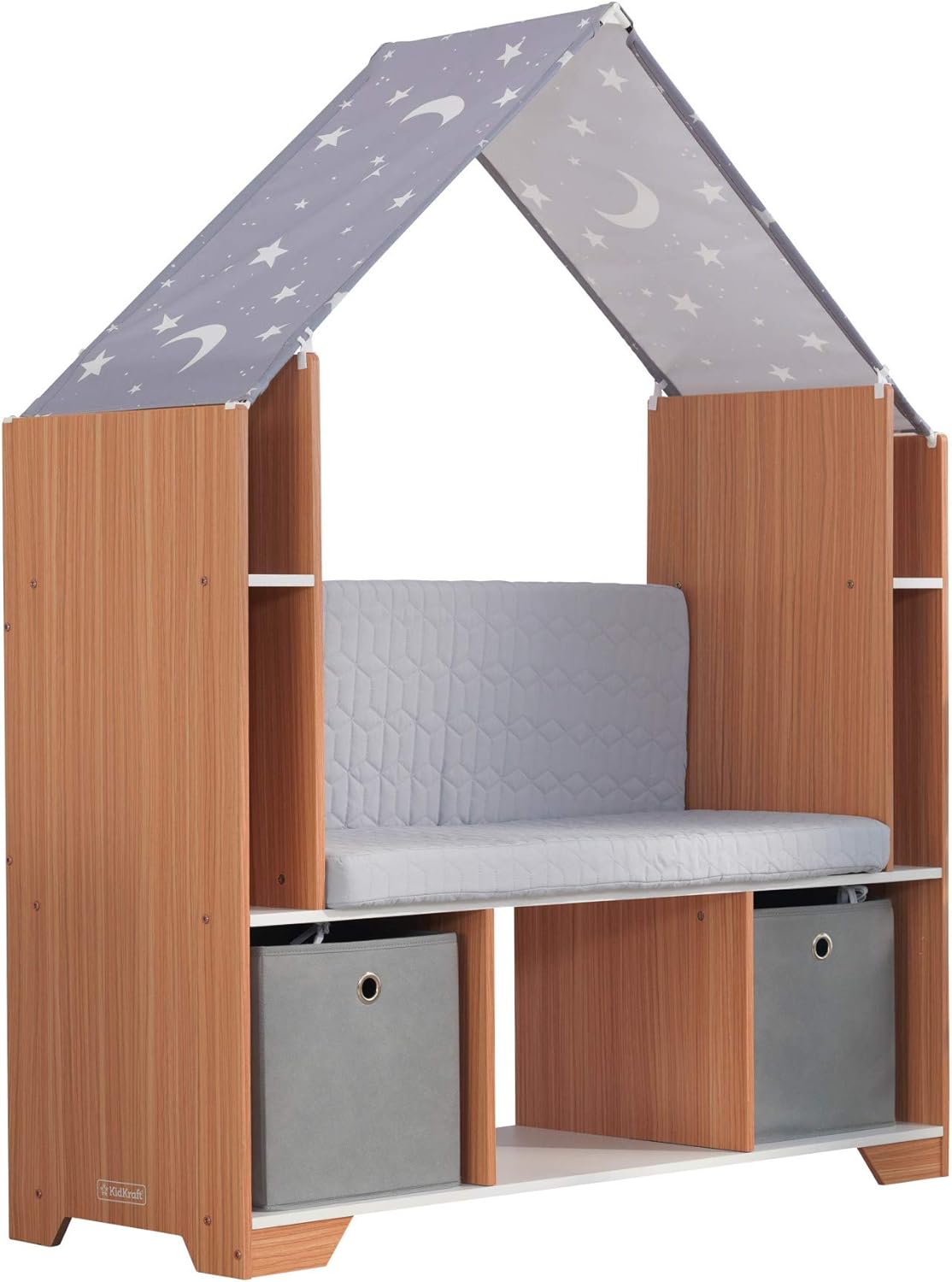 Children's Bookcase with Storage Bins W305