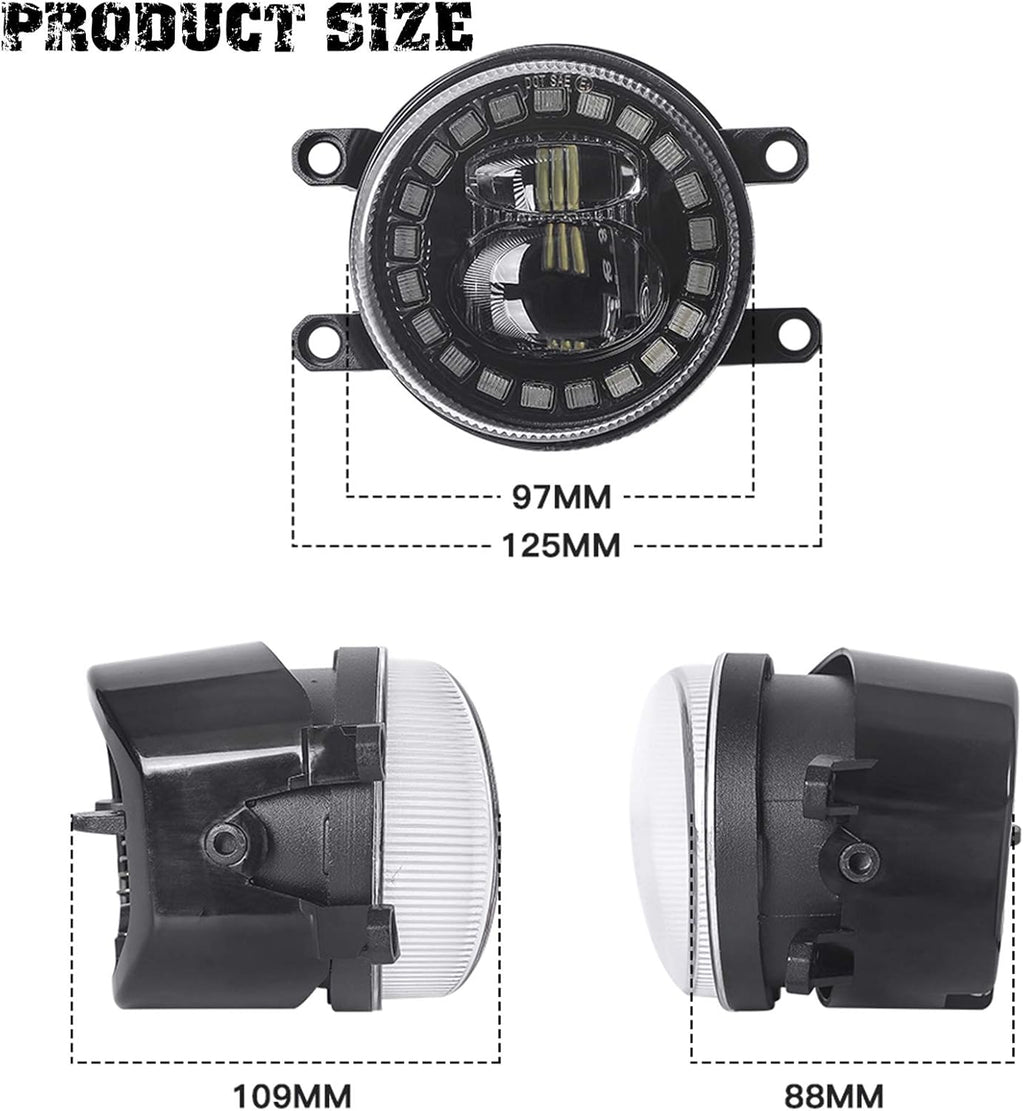 LED Fog Lights with DRL J848
