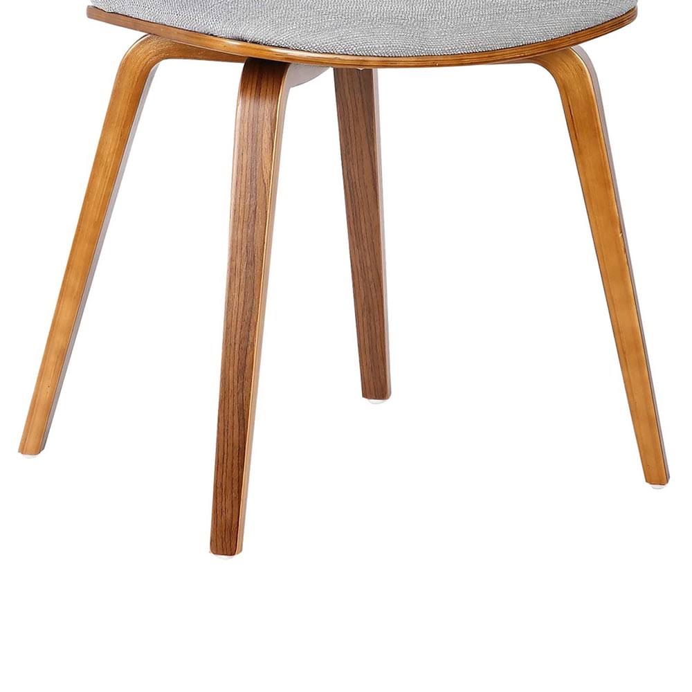 Green Mid-Century Walnut Chair E2640