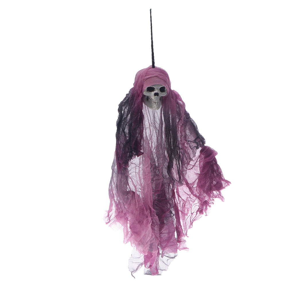 Purple Halloween Skull Decoration Prop V520