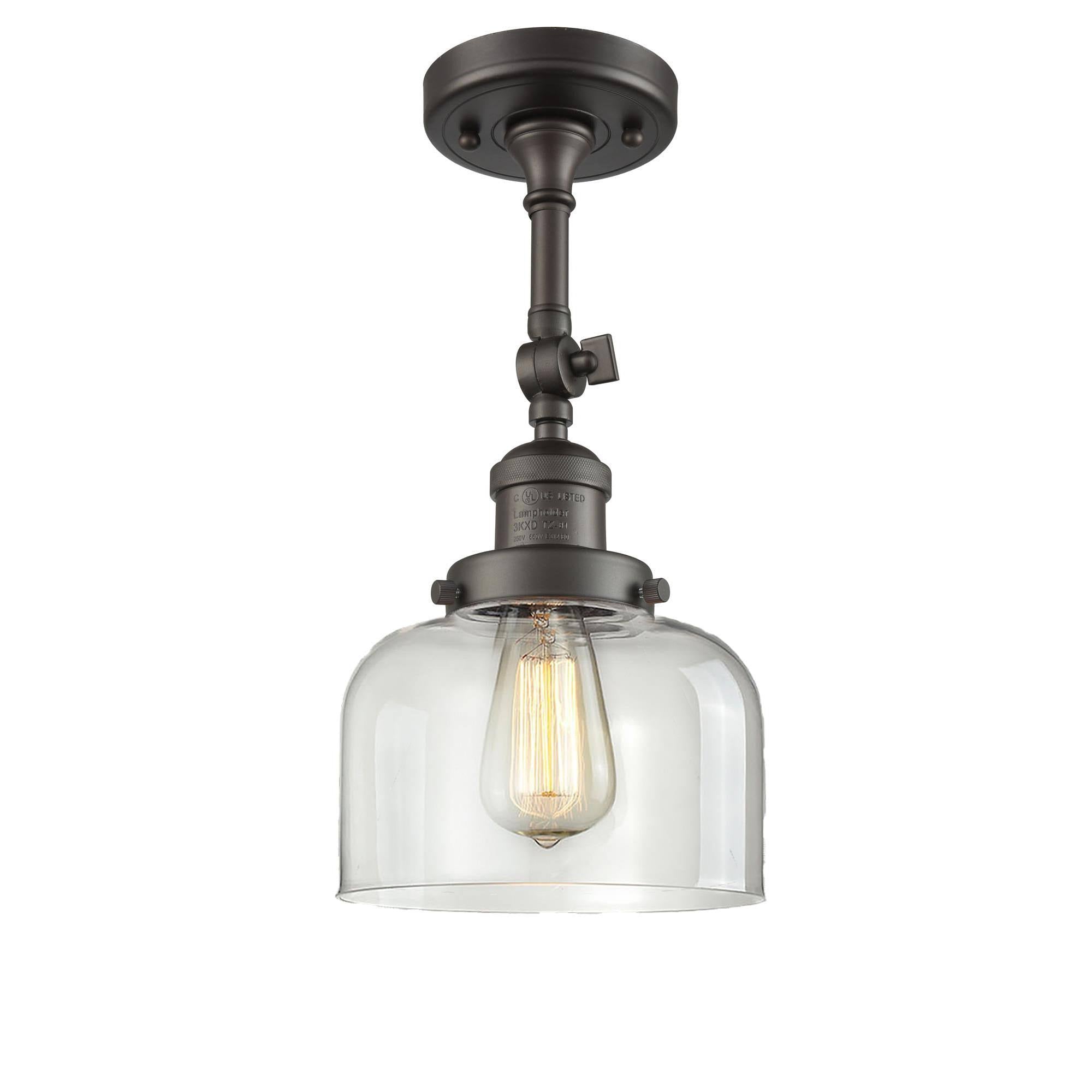 Oil Rubbed Bronze Semi-Flush Mount Light F45260