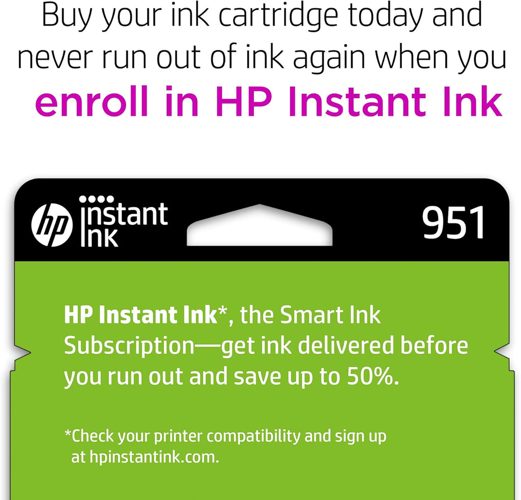 HP 951 Cyan, Magenta, Yellow Ink Cartridges (3-pack) X96933