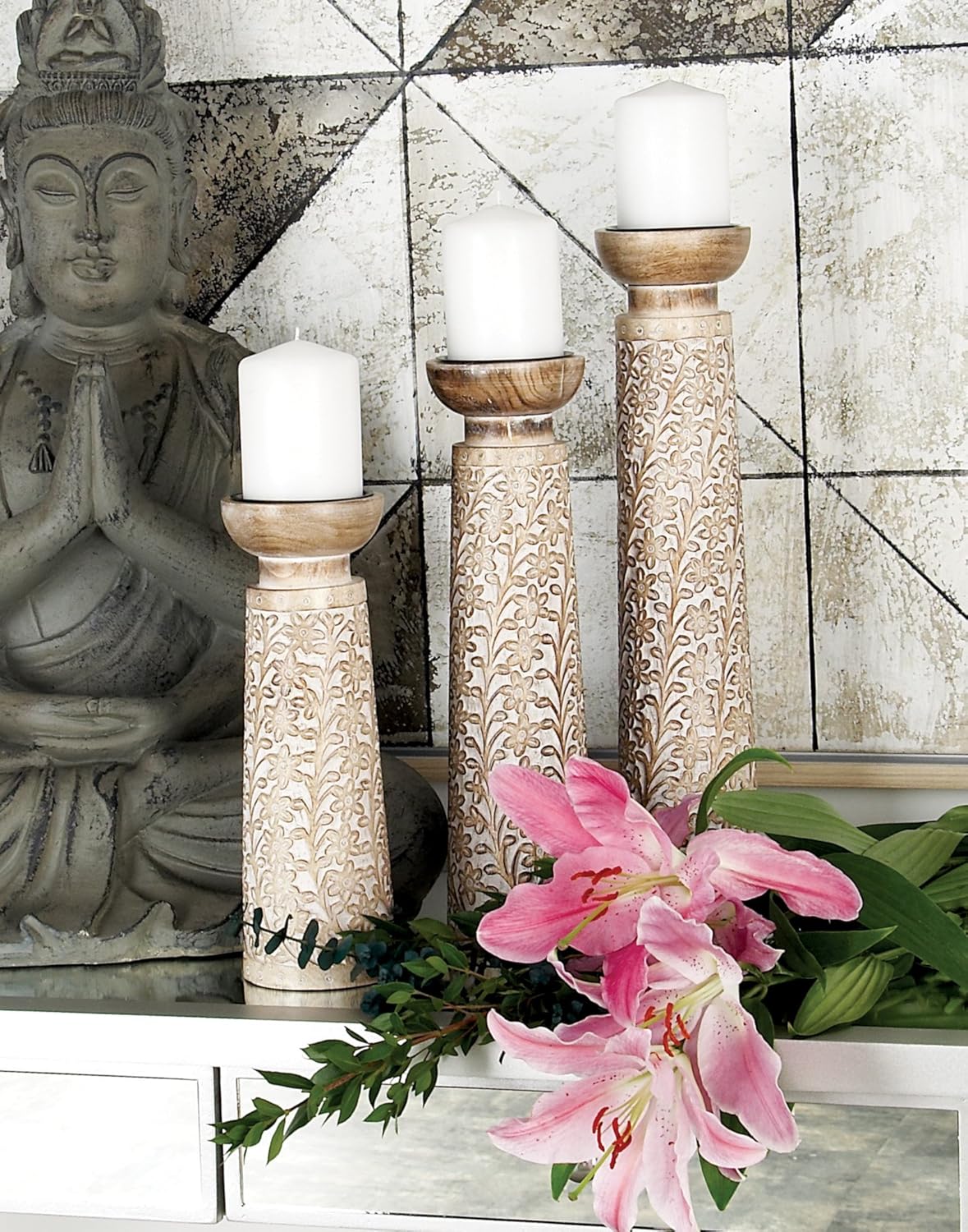 Brown Candle Holder M38582