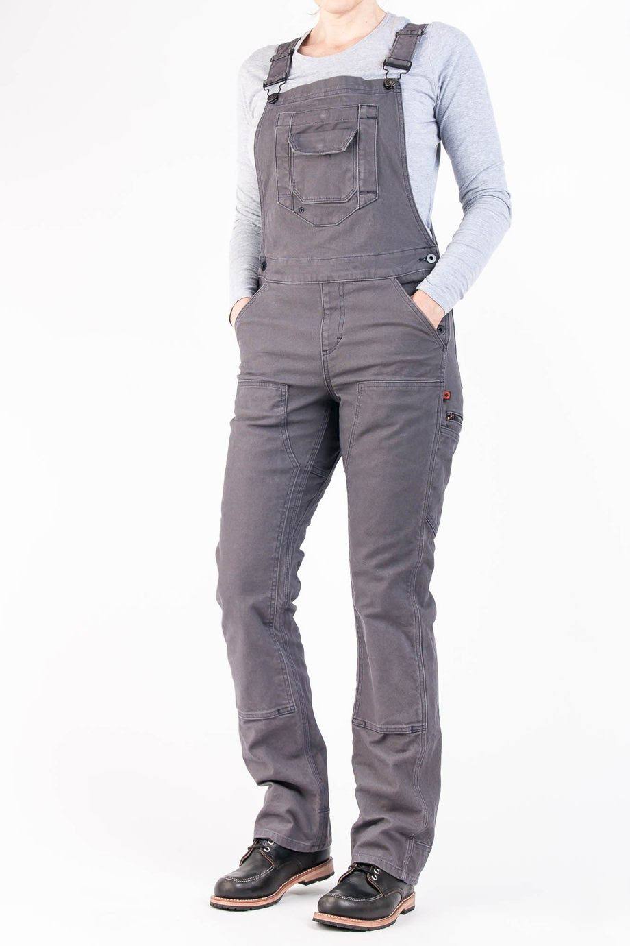Dark Grey Canvas Overall F750