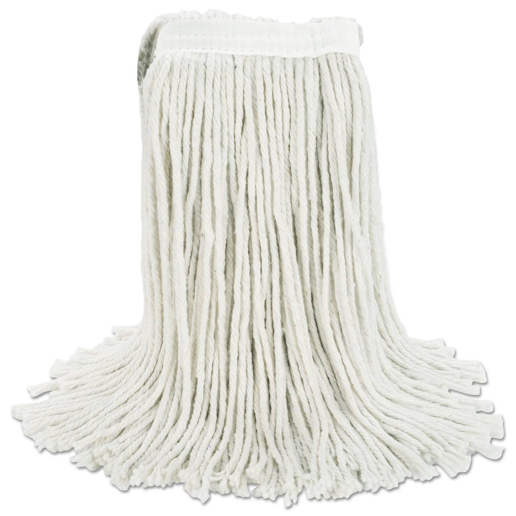 White Cotton Cut-End Wet Mop Heads 24oz 12/Carton M448