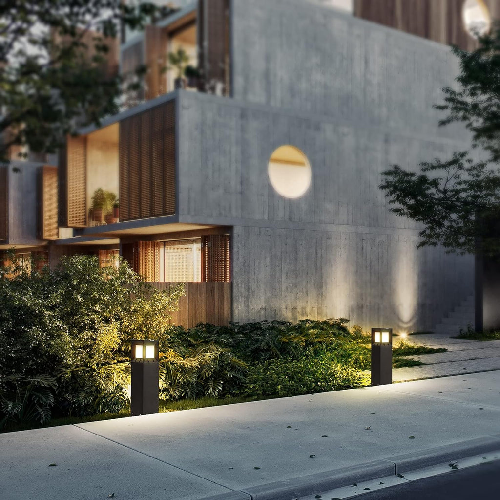 32 Inches Outdoor Bollard Light with IP54 Waterproof LED Lighting L77401