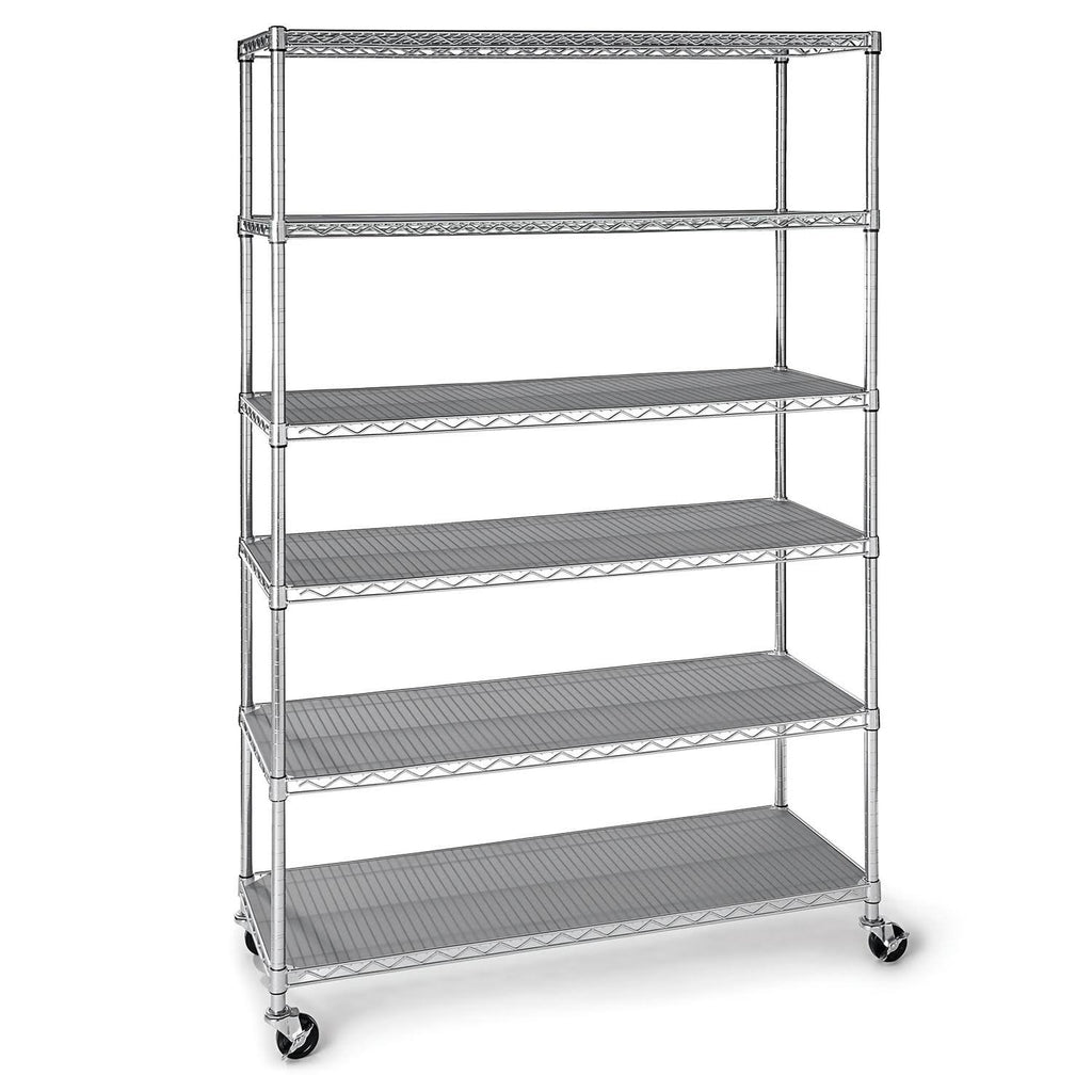 6-Level Commercial Storage Shelving, Grey Y65900