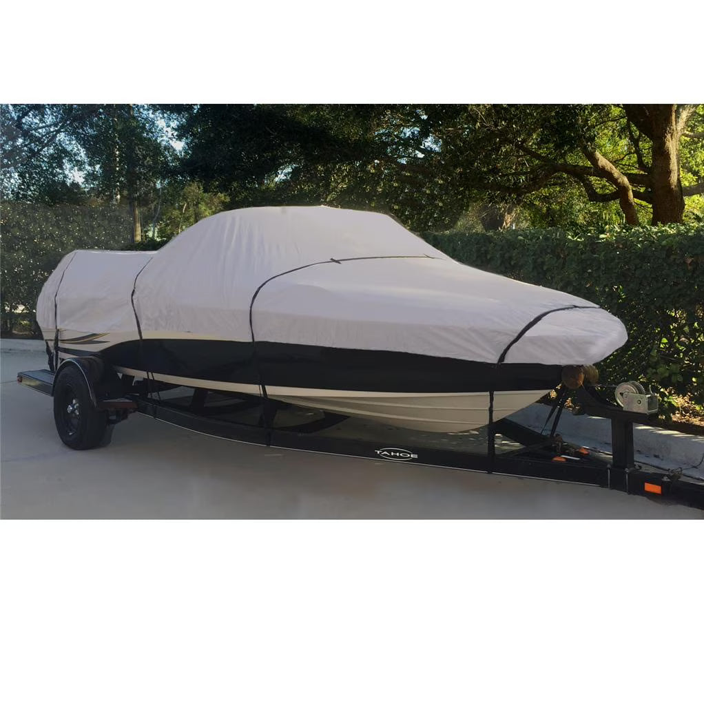 Boat Cover for Crestliner Mirage V 150 Sportfish O/B 1987-1990 E4597