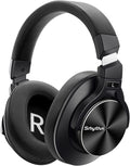 Noise Cancelling Wireless Over Ear Headphones with Microphones, Metal Black Z50106