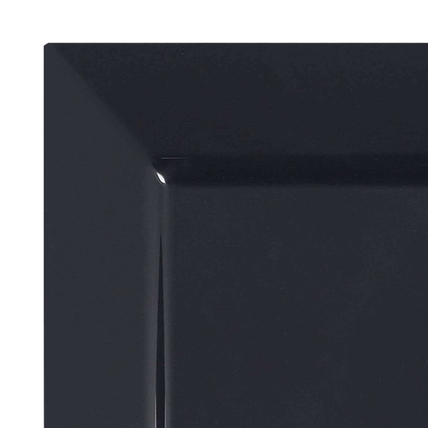 Black Disposable Plastic Cake Plates M814
