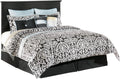 Rustic Farmhouse Panel Headboard King/California Black Q71807