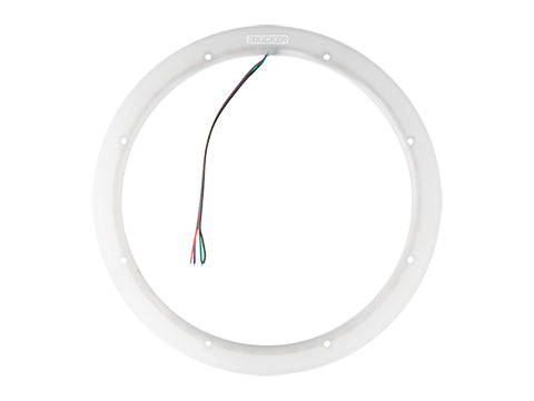 8" Charcoal Tower Speakers with LED Rings, Marine Amplifier P194322