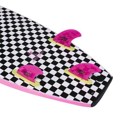 Hot Pink Tri Fin Surfboard O9426