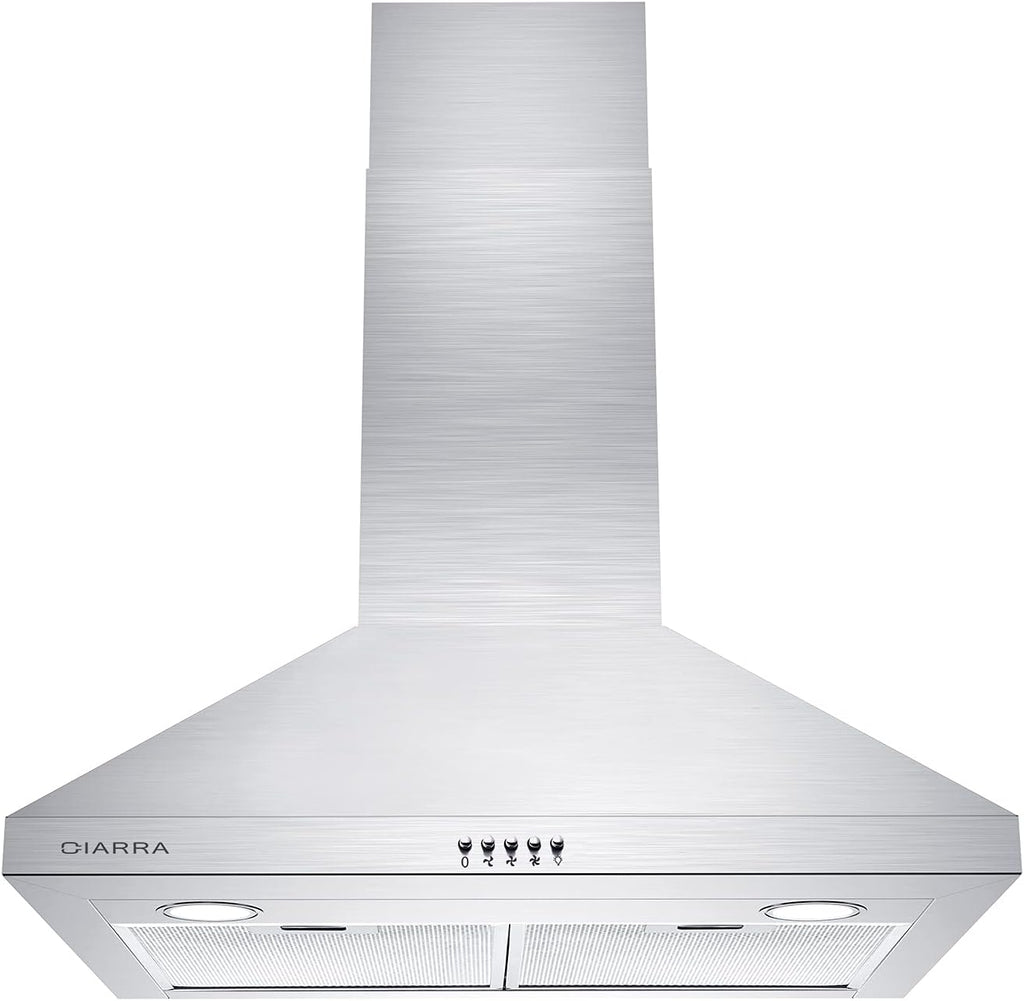30 inch 450 CFM Stainless Steel Wall Mount Range Hood Vent B274